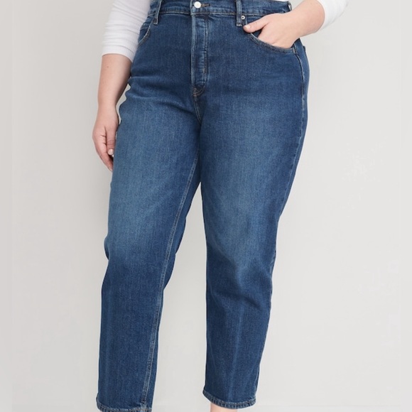 Old Navy Sky-Hi Straight Jeans Size 20 - Picture 1 of 4